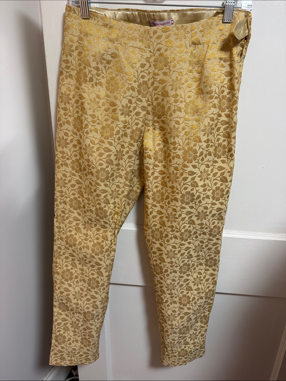 NWT Frances valentine floral jacquard Petrie pant size 2